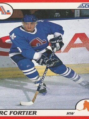 Marc Fortier - 1990 Score Hockey Card